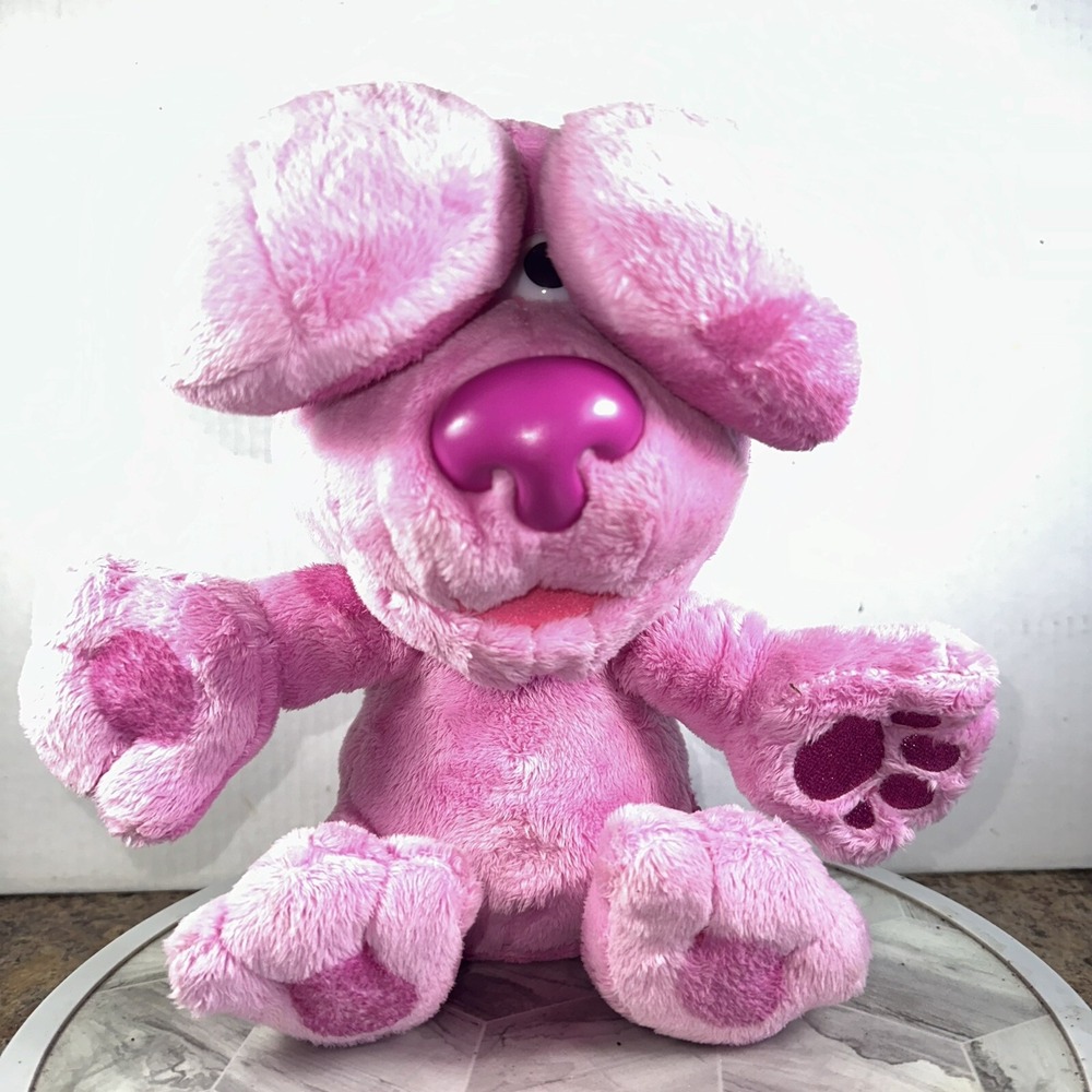 Blue's Clues and You! Talking Peek-A-Boo Magenta 10" Plush 2020 Tested Working‎